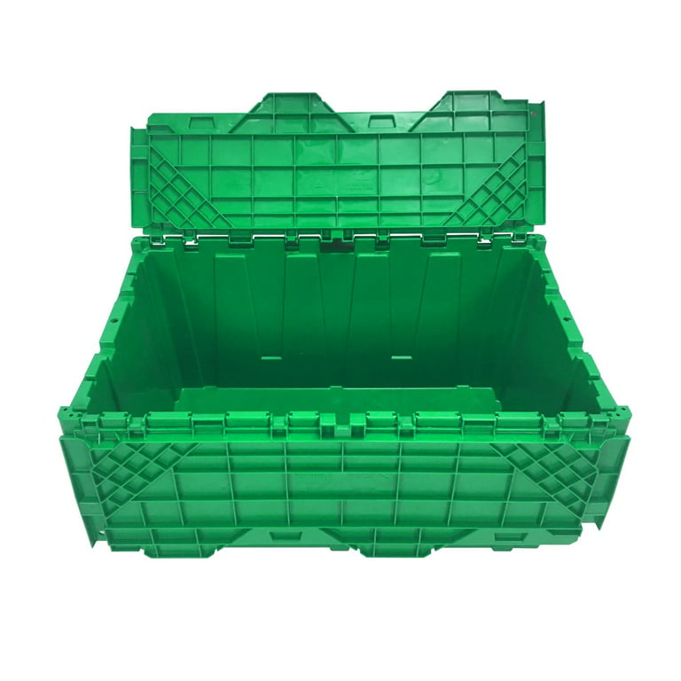 Rubbermaid EcoSense 54 Gal Recycled Plastic Storage Tote w/ Lid 2 Pack, Size: 54 Gal - 2 Pack, Green