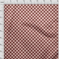 thumbnail image 4 of oneOone Cotton Poplin Maroon Fabric Gingham Check Sewing Craft Projects Fabric Prints By Yard 56 Inch Wide, 4 of 4