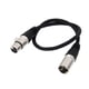 thumbnail image 2 of Cable de audio para micrófono blindado XLR macho a 3 pines MIC de 0,5 m, 2 of 5