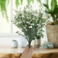 thumbnail image 2 of Beautiful Artificial Star Flower Bouquet 3PCS for Elegant Home and Wedding Decoration, 2 of 6