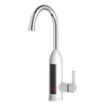 thumbnail image 1 of Calentador de agua eléctrico 3000W 220V / 110V Mezclador de frío caliente IPX4 Impermeable Faucet LED Pantalla digital Digital Cuenca Tap 30-60 ℃ cubierta blanco US Noticed HA012271-04B, 1 of 7