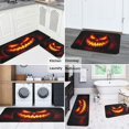 thumbnail image 6 of Halloween Kitchen Rug Set of 2 Non Skid Kitchen Mats for Floor,Scary Night Halloween Horror Pumpkin Kitchen Rugs and Mats for Bathroom,Room Bedroom (47x17+30x17 inches), 6 of 7