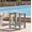 Light Gray, variant on ACEGOSES Patio Side Table, Adirondack Outdoor HIPS Weather-Proof Square End Table, Black