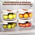 thumbnail image 3 of Cesta de drenaje y conservación 2 en 1, frutero con tapa coladora, cuenco para lavar frutas y verduras con asa plegable para camping, cocina y nevera., 3 of 8