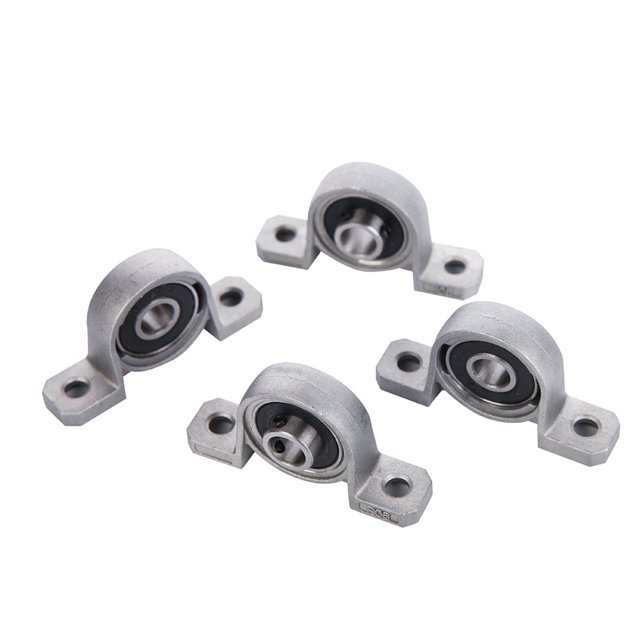 Eowpower 4Pcs 8Mm Bore Diameter Ball Mounted Pillow Block Insert Bearing