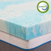 Beddle Mattress Topper,2 inches Twin Size Gel Memory Foam Bed Topper,Pressure Relief for Back Pain