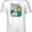 WHITE, variant on Teelocity Bob Ross Happy Trees Summer Camp Athletic Heather Short Sleeve Graphic Tee