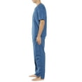 thumbnail image 2 of Tropi Medical V-Neck Scrubs Set, Caribbean Blue, S (Unisex), 2 of 3