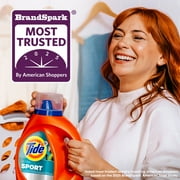 Tide Ultra Sport Liquid Laundry Detergent, Advanced Sweat + Stain Fighter, 84 fl oz, 59 Loads