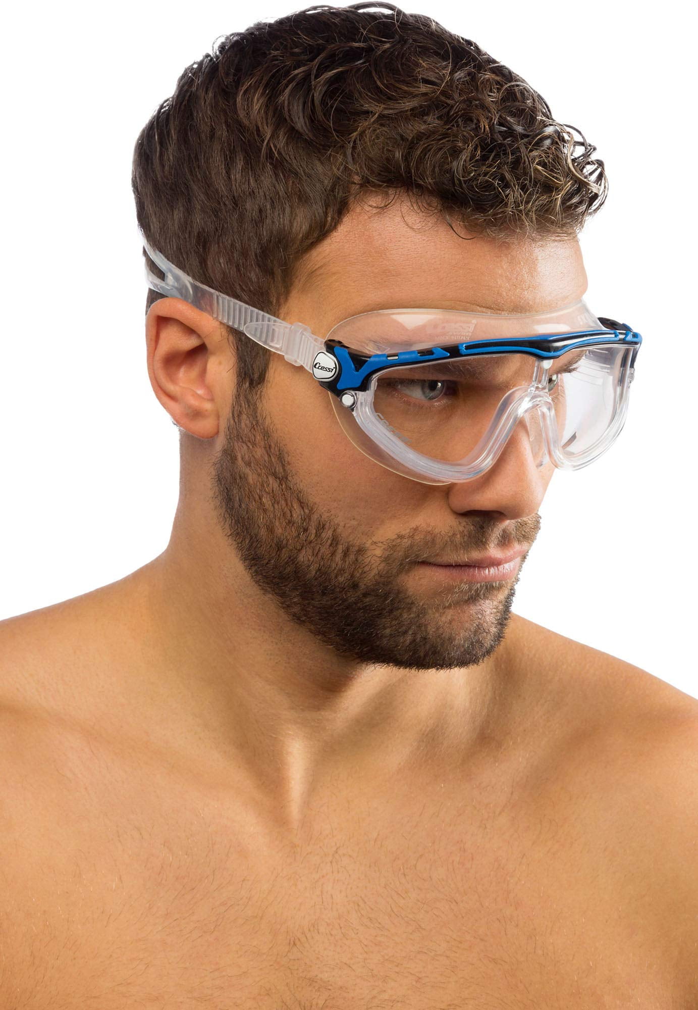 Cressi Skylight Swim Goggles-180 Degrees View Anti Fog Goggles 