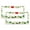 Pattern-131, variant on Colorful Cute Valentines Chicken Hearts License Plate Frame 2 Pieces Happy Valentine's Day Personalized License Plate Frame for US Standard Vehicles for Women Men 2 Hole Metal License Plate Frames