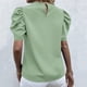 thumbnail image 4 of Fiudx Ofertas Flash Del Día Solo En Línea Top de Manga Corta con Cuello Redondo Regular Estampado Sexy de Verano para Mujer, 4 of 7