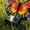 Purple PP, variant on AuroraX Outdoor Solar Lights for Yard Decorative Solar Butterfly Wall Light Garden Metal Waterproof LED Outdoor Wall Decor Light Green