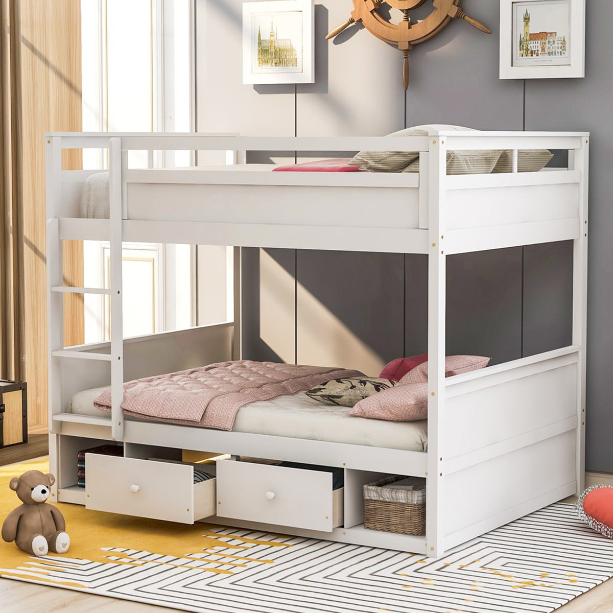 shelf for bunk bed