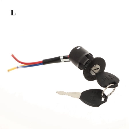 Electric Bicycle Biking Universal Electric Scooter Lock Security Power Locks Ignition Switch Dustproof Lock Key Power Lock Cycling Parts L