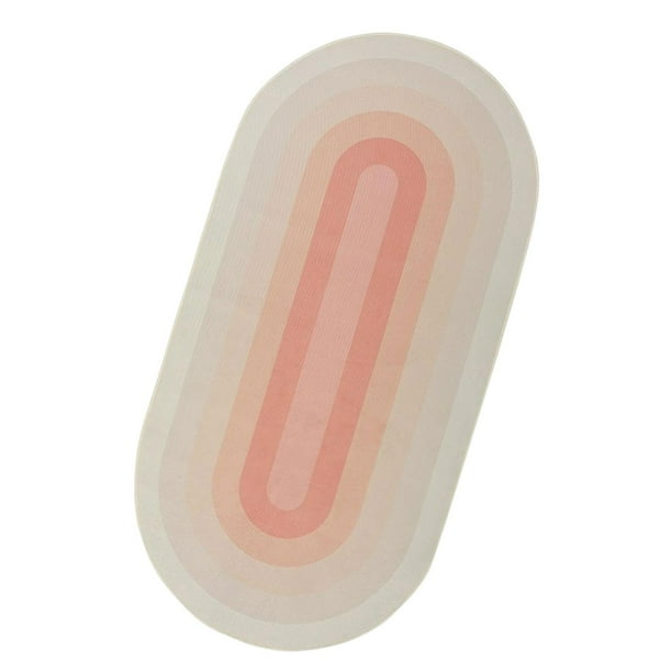 Alfombra de baño antideslizante de secado rápido para dormitorio, ducha, oficina y comedor. 100cmx160cm Rosa