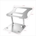 thumbnail image 4 of LS515 Support d'Ordinateur Portable en Alliage d'Aluminium Support de Bureau Supportant jusqu'à 17 Pouces Tablette Moniteur Portable, 4 of 8