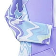 thumbnail image 4 of GXWEA Toddler Swim Shirt Long Sleeve Toddler Swimsuit Girl Toddler Girls Swimsuit 2Piece Bathing Suit Long Sleeve Rash Guard Sets Purple 11-12 Years, 4 of 6