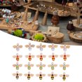 thumbnail image 1 of 20pcs DIY Pendants For Jewelry Making, Girls Portable Cute Bee Shape Pendants For DIY Bracelet Earring Necklace Craft, 1 of 8