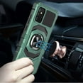 thumbnail image 2 of Bemz Shield Armor Case for Galaxy A14 5G with Durable Shockproof Impact Resistant Protective Cover with Glass Screen Protector and Vertical Rugged Nylon Belt Holster Pouch (Midnight Green), 2 of 9