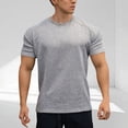 thumbnail image 2 of Tees for Men Under Shirts for Men Pack Men's Casual Fashion Shirts Summer Solid Color Short Sleeve Crewneck Tops Ventilate Comfy Quick-Dry Fitness Tee, 2 of 4