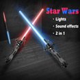 thumbnail image 2 of 80cm Laser Sword Toy RGB Light Sound Special Effects Retractable Lightsaber Boy Toy Children's Gift Jedi Knight Laser Sword Gift Gong Bohan LED, 2 of 2