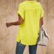 thumbnail image 4 of Gibobby Blusas Casual blusa de mujer blusas camisa（Amarillo， L), 4 of 5