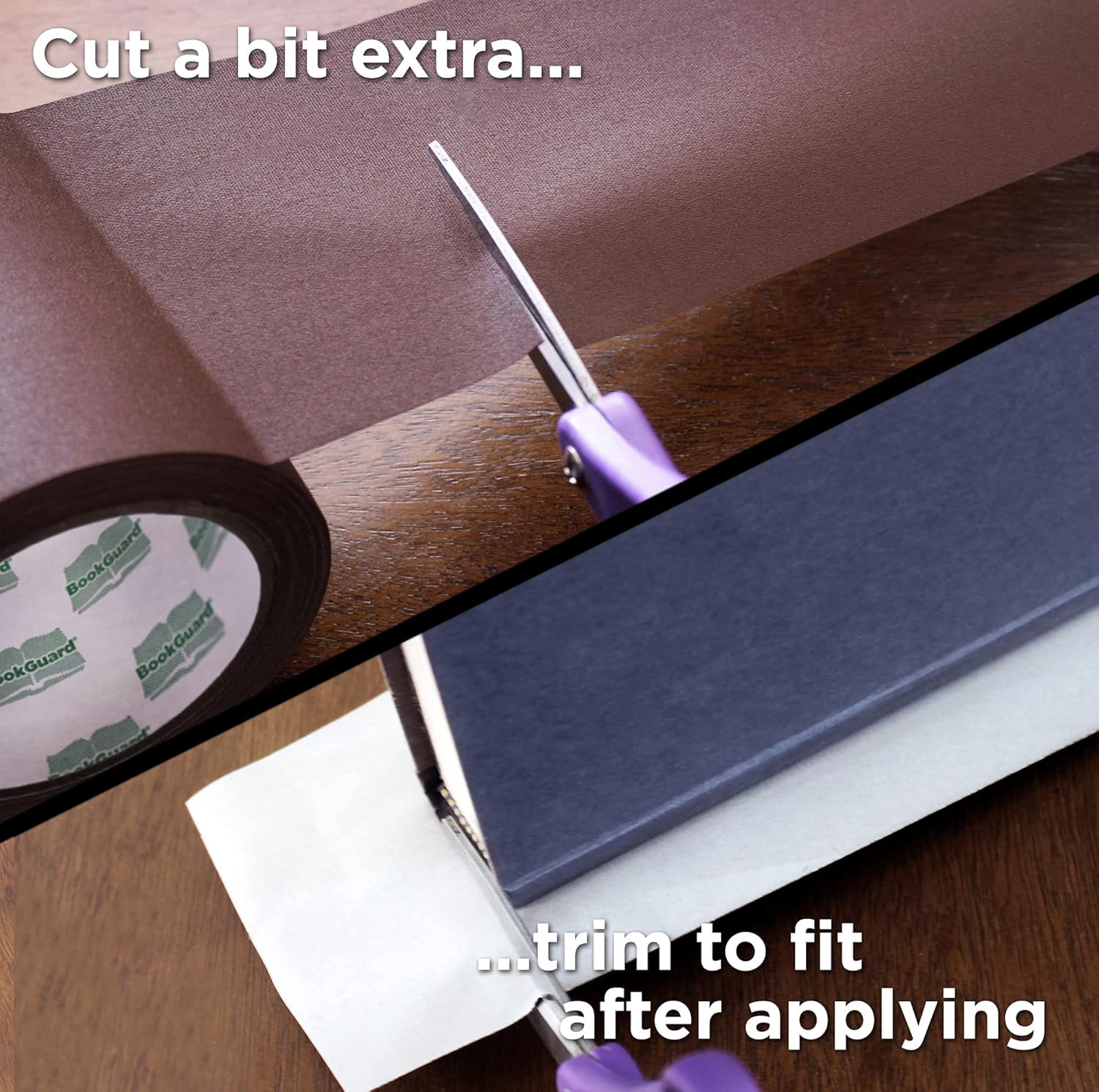 4 inch Premium Bookbinding Repair Cloth Tape, 15 Yard Roll, Brown