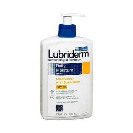 Lubriderm Daily Moisturizer Lotion Spf 15 - 13.5 Oz, 3 Pack