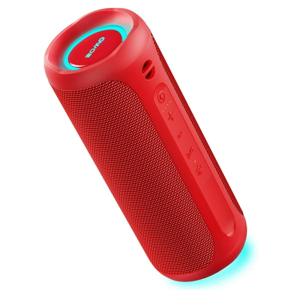 Altavoz Bluetooth SOWO Portátil Impermeable IPX7 25W Rojo