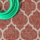 thumbnail image 3 of Alfombra MARROQUÍ JONATHAN Y Trebol, 120 cm, color rojo y beige, 3 of 7