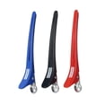 thumbnail image 2 of Juego de 12 pinzas para el pelo antideslizantes de varios colores, pinzas de pico de pato para peluquería, pinzas para seccionar el cabello y colocarlas, accesorio de peluquería., 2 of 9