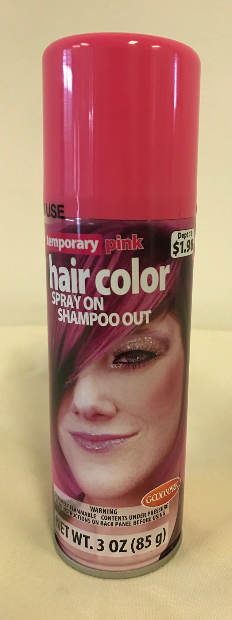Halloween Temporary Pink Hair Color Spray - Walmart.com