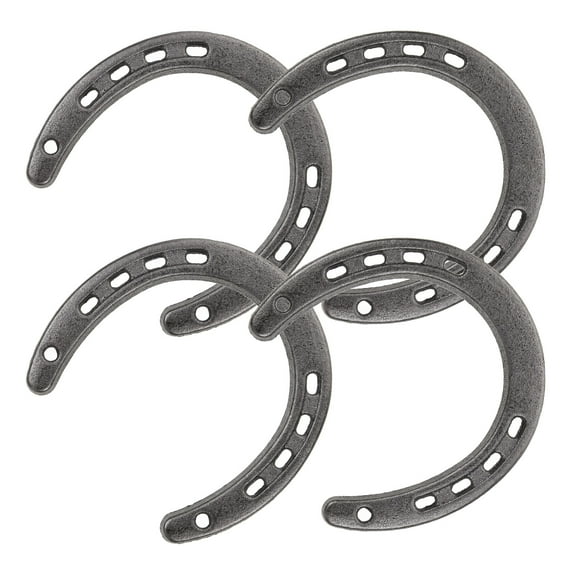 4 Pcs Cast Iron Horseshoe Decoration Horseshoe Sculpture Crafts Horseshoe Hanging Art Wall Craft Decor
