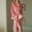 Pink, variant on Women's Feather Trim Velvet Robe Long Belted Sleepwear Elegant Kimono Bride Wedding Party Bachelorette Bathrobe