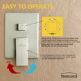 thumbnail image 6 of Boyel Living 10 Inch Ceiling Mount Rain Shower System Shower Combo Handheld Shower Brushed Nickel, 6 of 7