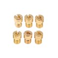 thumbnail image 1 of Kenally 6 unids/set carburador Jet motocicleta Carb cobre boquilla accesorios automotrices repuestos repuesto para GY6 125cc/150cc/CG125cc Herramientas y ferretería Tipo 105-118 Kenally TO008889-03, 1 of 6