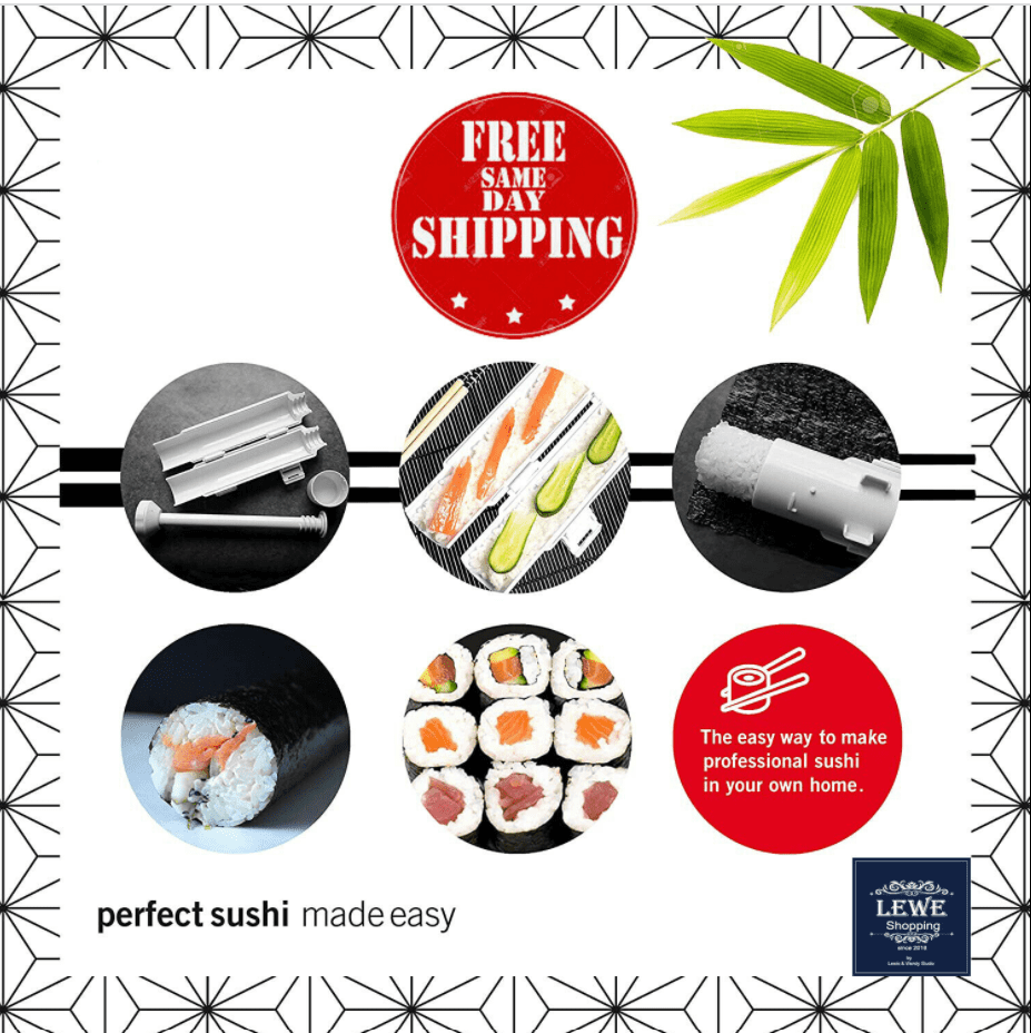 Sushi machine - Perfect sushi thanks to the sushi maker - Easy Sushi®