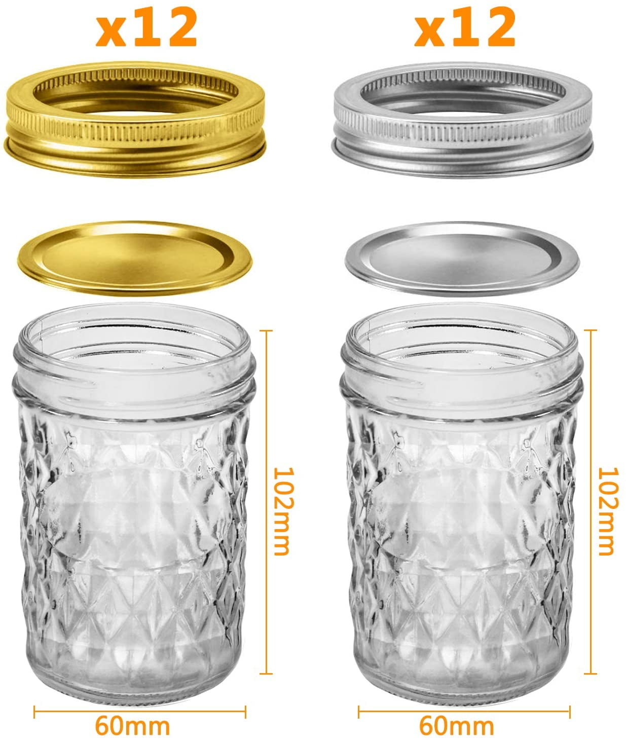 Ball JELLY GLASSES ボールジャー ガラスキャニスター12個 Ball JELLY GLASSES ボールジャー ガラスキャニスター12個 Ball JELLY