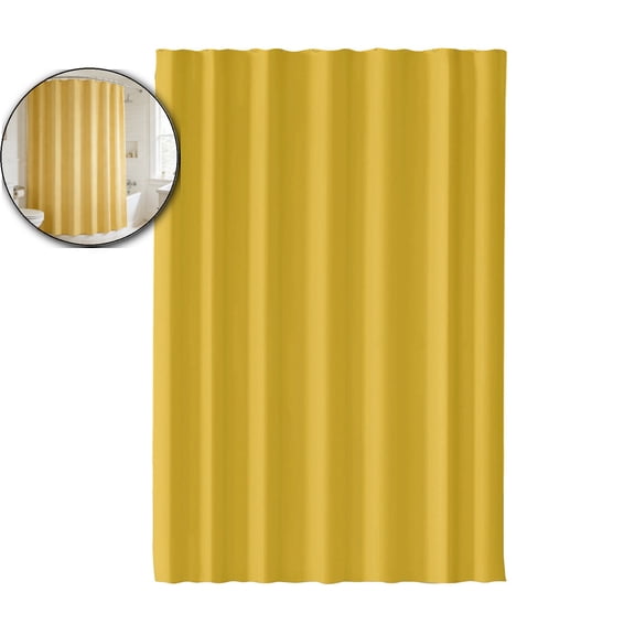 Thickened Waterproof Shower Curtain – 70.87 x 70.87 Inches Solid Color Bathroom Partition Curtain for Modern Bathrooms
