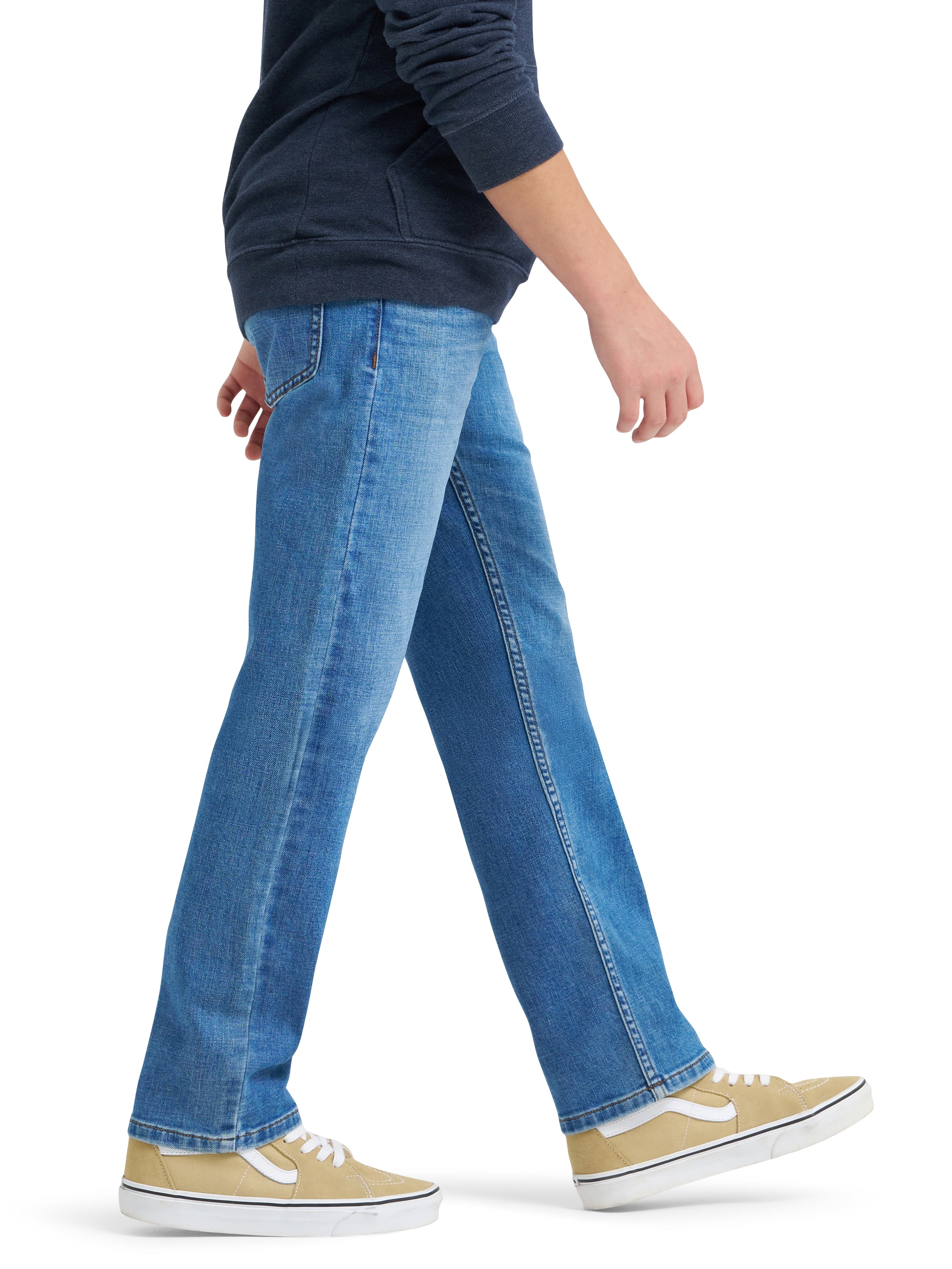 Wrangler® Boys Straight Fit Denim Jeans, Sizes 4-18 Regular, Slim, & Husky