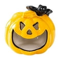 thumbnail image 2 of Uutvery Halloween Candy Bowls,Pumpkin Ceramic Dish Ghost Bat Ceramic Bowl,Candle Holder Tableware Decor,Lovely Desktop Ornaments for Bedroom Living Room Table Centerpieces, 2 of 6