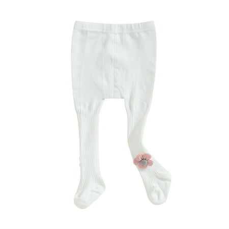 

CenturyX Elastic Waist Flower Stockings for Baby Kids Girls Slim Socks