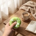 thumbnail image 2 of Grape Sensory Stress Relief Tool, Ergonomic Hand Squeeze Decompression Device for Office Focus, Portable Anxiety Relief Support, Green Marble Texture Desk Accessory, 2 of 6