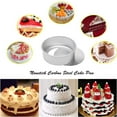thumbnail image 2 of Non-Stick Deep Aluminum Round Cake Pan with Removable Bottom for Wedding/Birthday/Christmas Cake Baking Round Cake Tin Set with Loose Base, 2 of 9