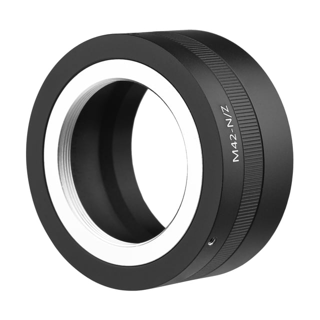 Anillo adaptador de lente Anillo adaptador de montura de lente Manual aleación de aluminio para lente de montura M42 a cámara sin espejo Nikon Z5/Z6/Z7/Z50 Z-Mount