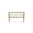 thumbnail image 3 of King Size Headboard - Ash Walnut Wood, Modern Design - Bedroom Headboard for Platform Beds, 3 of 6