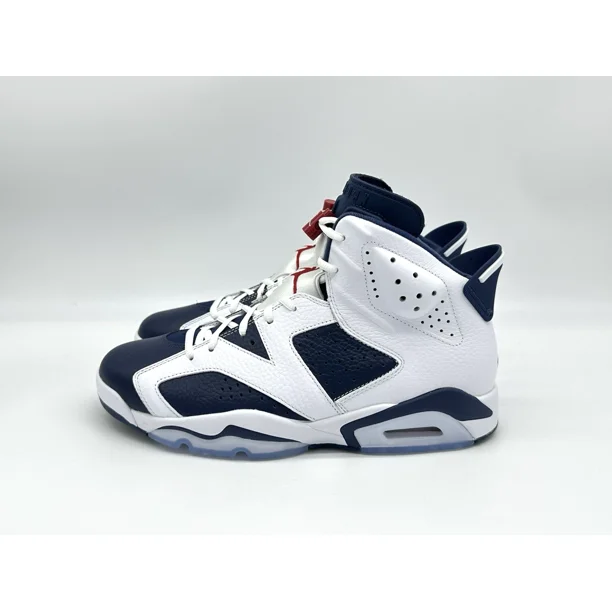 Ni - ke Ni - ke Air Jordan 6 Retro Olympic Men's Size 7 Midnight Navy Shoes CT8529-164