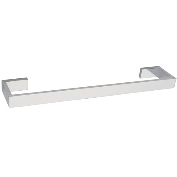 Alno A6420-18-PC Linear 18" Wide Solid Brass Modern Bathroom Towel Rod Bar - Chrome