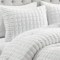 thumbnail image 5 of Lush Decor Microfiber Crinkle Textured Dobby Comforter Light Gray 2Pc Set Twin-Xl, 5 of 11